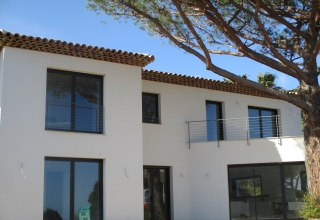 Construction celentano maonnerie villa Sainte Maxime dans le var